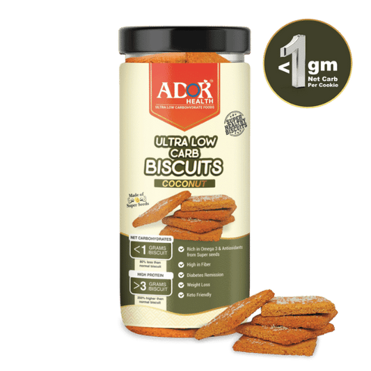 Ultra Low Carb Biscuits : Coconut Flavour (200 Gram)