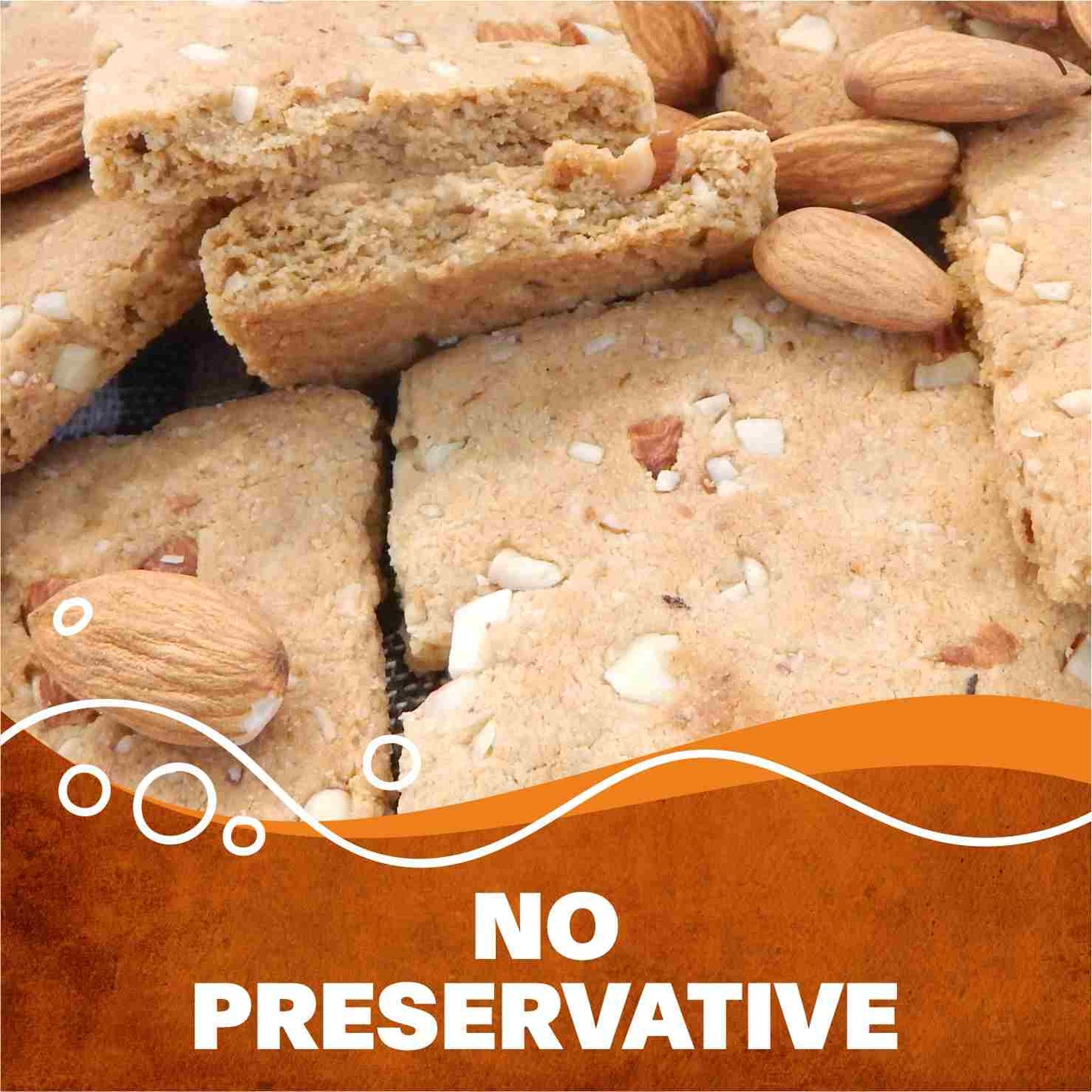 Keto Almond Cookies | No soya | No Gluten | (200 Gram)